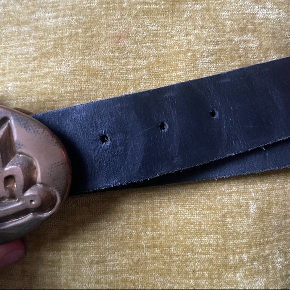 Vintage King Baby Studio Von Dutch Solid Brass Belt Buckle Hot Rod Rat Kustom - Picture 3 of 13